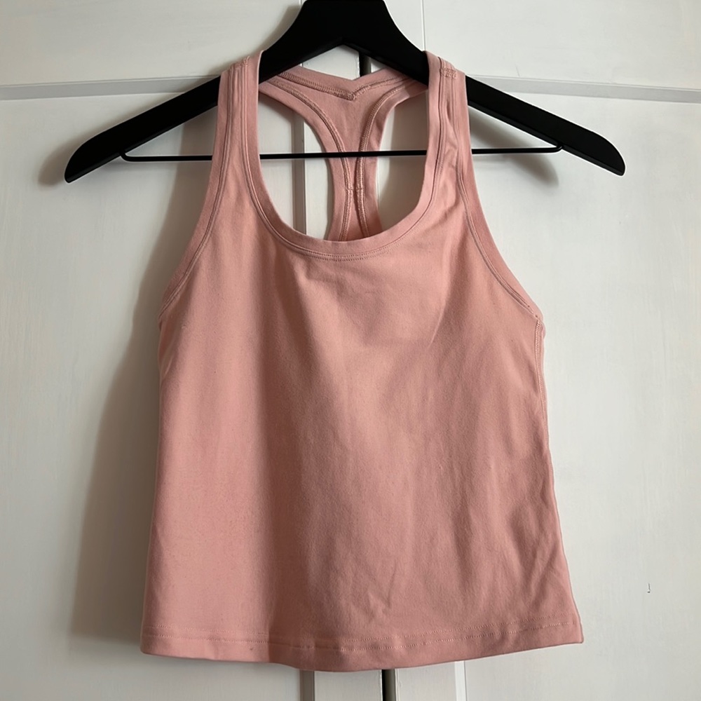 Lululemon Cropped Racerback Tank Top